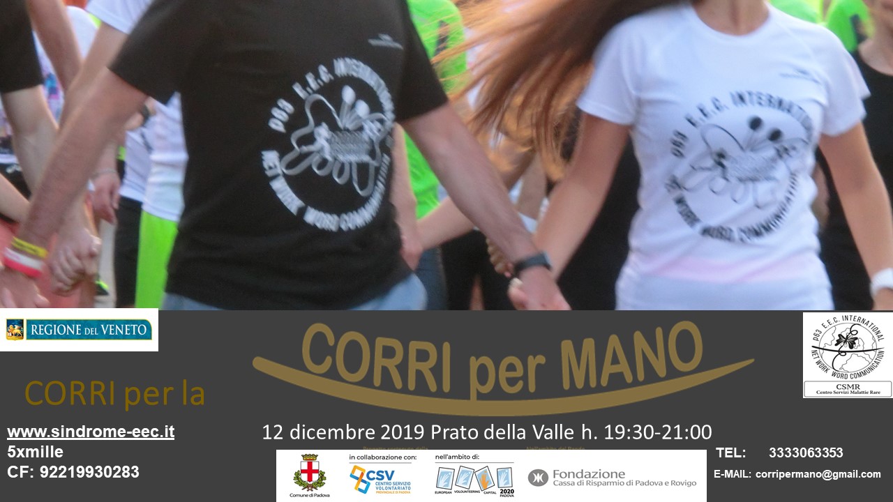 CORRI per la CORRI per MANO