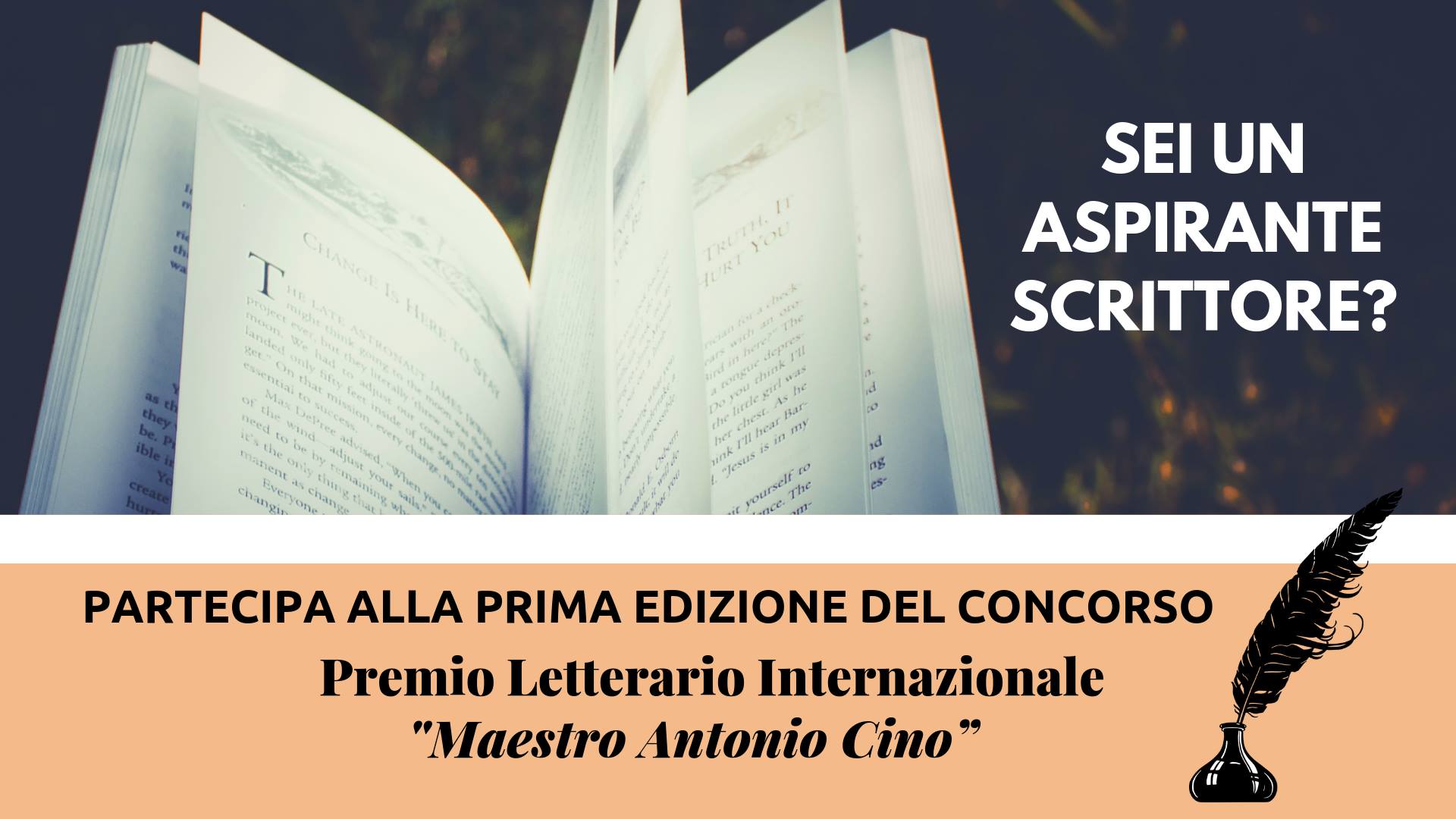Prima edizione del Premio Letterario Nazionale “Maestro Antonio Cino”