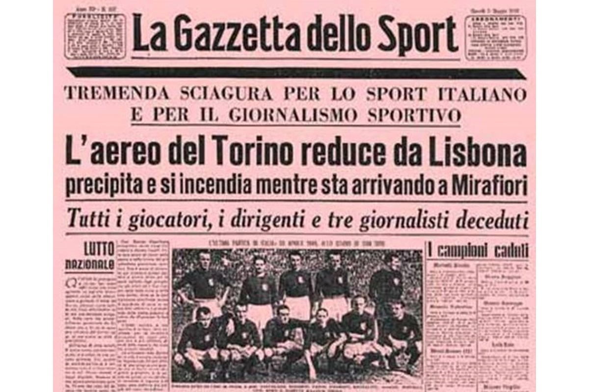 4 Maggio 1949 Anniversario della Tragedia di Superga