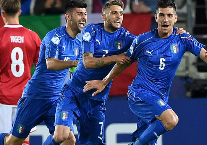 Italia batte Danimarca 2-0 all'esordio degli Europei Under 21