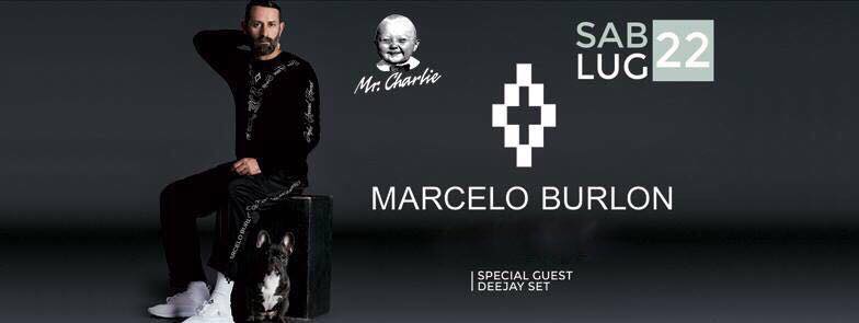 22 luglio, Marcelo Burlon dj set al Mr.Charlie di Lignano Sabbiadoro (UD)