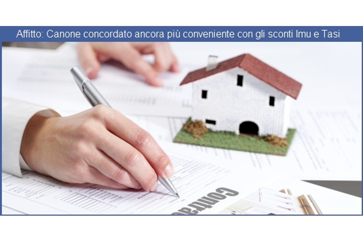 Casa: Sconti su Imu e Tasi per chi affitta a canone concordato
