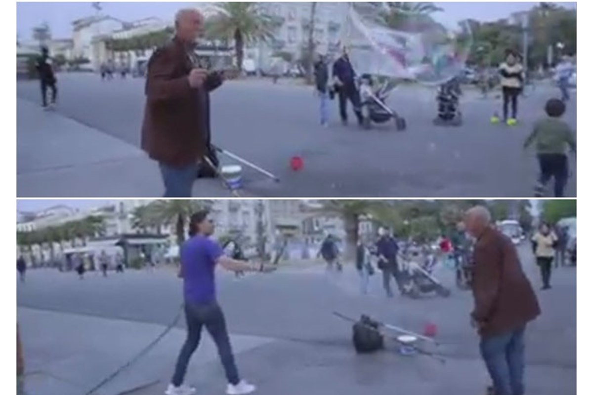 Boris, l'uomo delle bolle aggredito a Viareggio al grido di ti spacco la testa