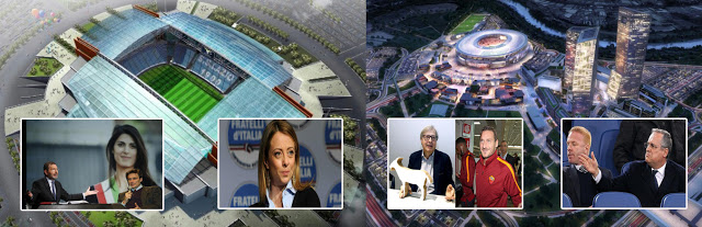 Roma. Sul tavolo c'è anche lo stadio della Lazio