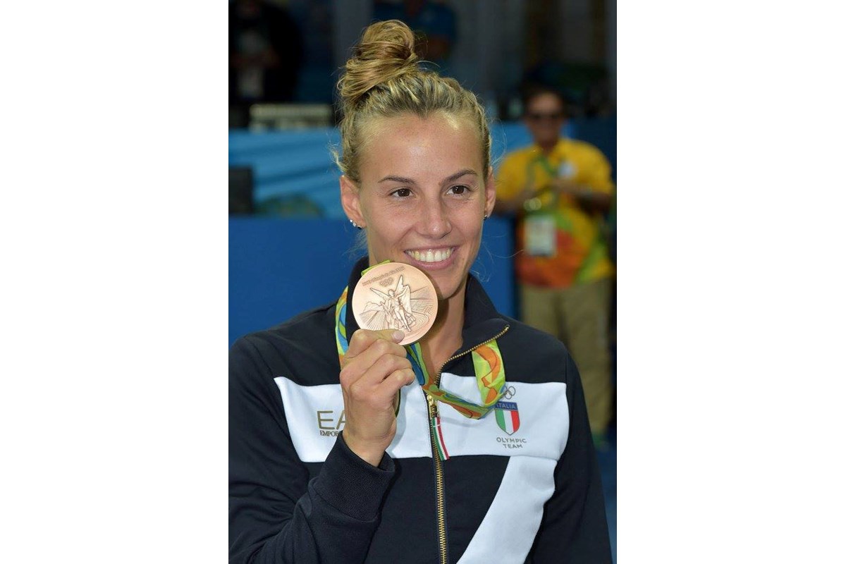 Cagnotto e Campriani nella leggenda, argento per la spada maschile